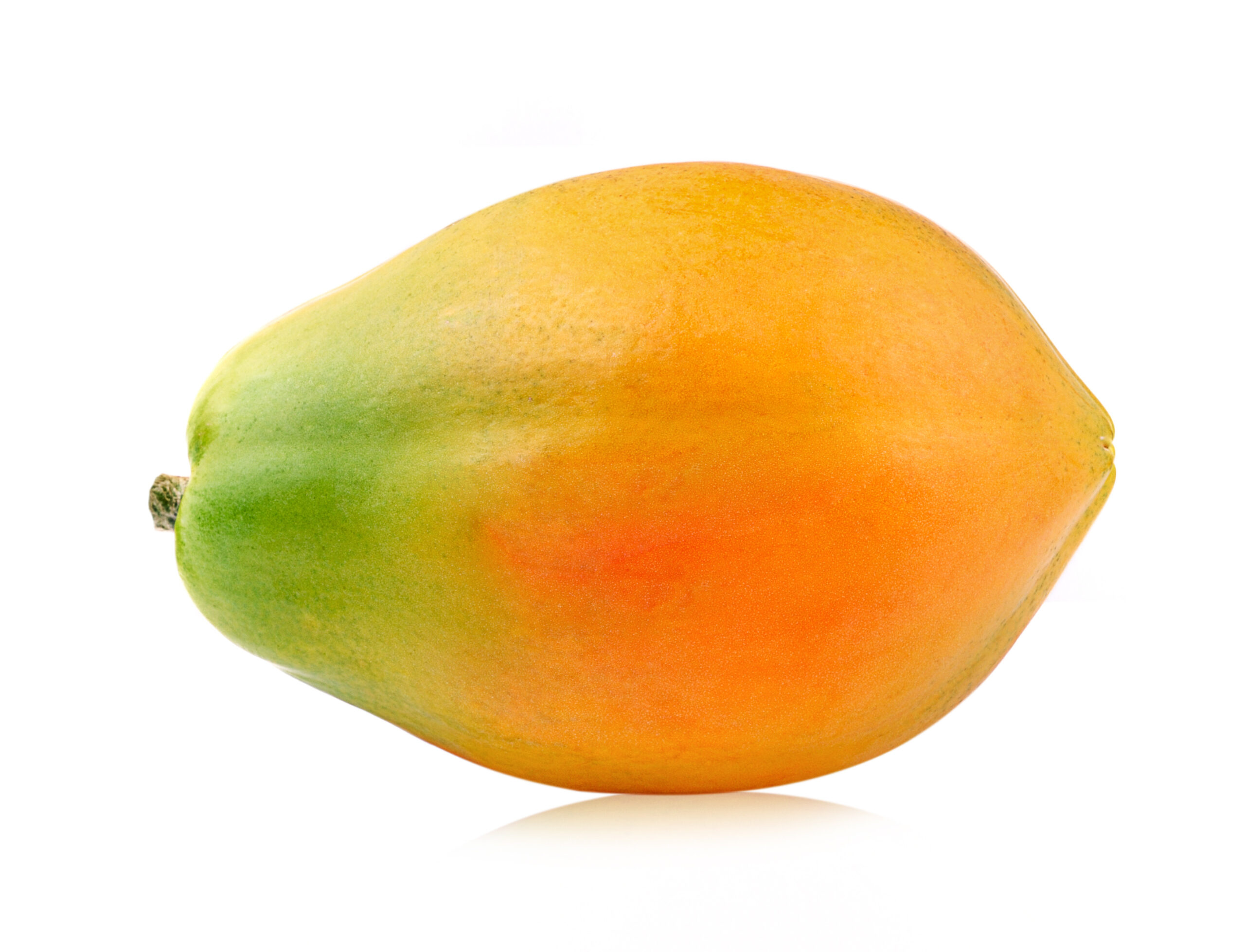 Papaya isolated on white background